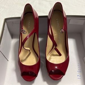 Marc Fisher peep toe heels